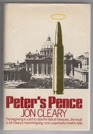 Image du vendeur pour Peter's Pence by Jon Cleary (First U.S. Edition) mis en vente par Heartwood Books and Art