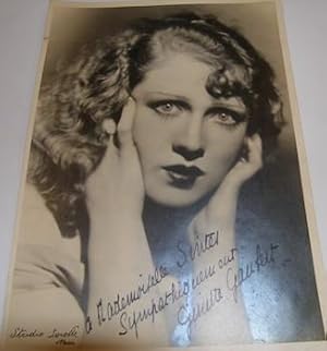 Bild des Verkufers fr Photograph inscribed with autograph by Ginette Gaubert. zum Verkauf von Wittenborn Art Books