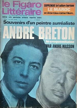 Le Figaro Littéraire. Souvenirs d'un peintre surréaliste : André Breton, le Croquemitaine