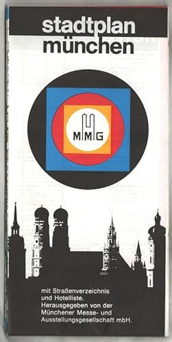 Stadtplan München mit Straßenverzeichnis und Hotelliste ; 1 : 22 000 [mit 1 Nebenkarte]. hrsg. vo...