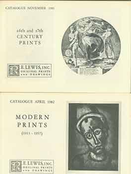 16th and 17th Century Prints November 1981 and Modern Prints (1913-1957) April 1982. [Two Auction...