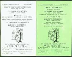 Dessins Originaux Moderns and Dessins Originaux: Anciens et Modernes, No. 62 & 63. [Two Auction C...