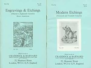 Engravings & Etchings (Fifteenth to Eighteenth Centuries) and Modern Etchings (Nineteenth and Twe...