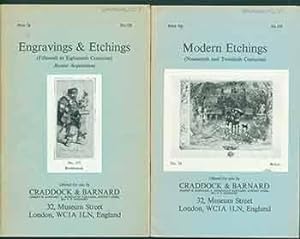 Engravings & Etchings (Fifteenth to Eighteenth Centuries): Recent Acquisitions and Modern Etching...