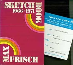 Seller image for Sketchbook 1966-1971. (First edition) (Advance copy for review). for sale by Wittenborn Art Books