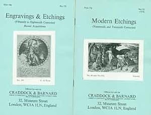Engravings & Etchings (Fifteenth to Eighteenth Centuries): Recent Acquisitions and Modern Etching...