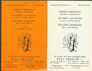 Dessins Originaux: Anciens et Modernes, No. 74 & 75. [Two Auction Catalogues].