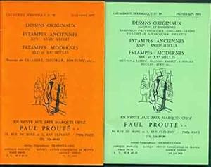 Dessins Originaux: Anciens et Modernes, No. 58 & 59. [Two Auction Catalogues].
