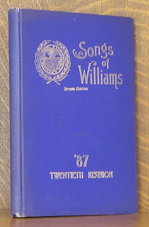 Imagen del vendedor de SONGS OF WILLIAMS [SECOND EDITION] 1904 a la venta por Andre Strong Bookseller