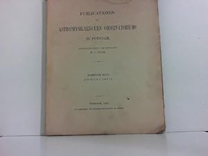 Publicationen des Astrophysikalischen Observatoriums zu Potsdam. 7. Band, zweiter Theil - 1895. N...