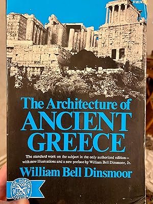 Bild des Verkufers fr The architecture of ancient Greece: An account of its historic development zum Verkauf von Douglas Park Media