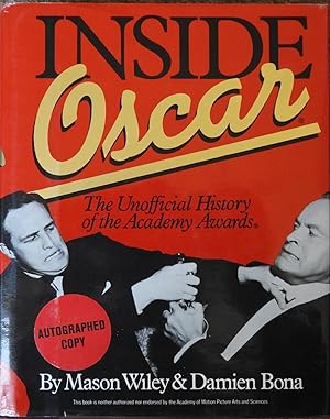 Immagine del venditore per Inside Oscar: The Unofficial History of the Academy Awards venduto da LJ's Books