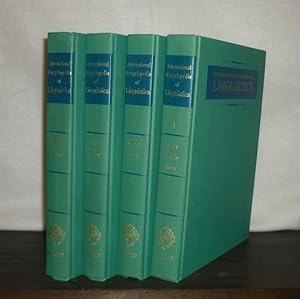 Bild des Verkufers fr International Encyclopedia of Linguistics. [4 Volumes: A-Z. - Edited by William Bright]. zum Verkauf von Antiquariat Kretzer
