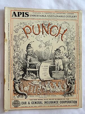 PUNCH or The London Charivari, Vol CLVI, No 4066. 11 June 1919. Original Magazine.