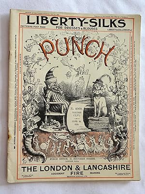 PUNCH or The London Charivari, Vol CLVI, No 4068. 25 June 1919. Original Magazine.