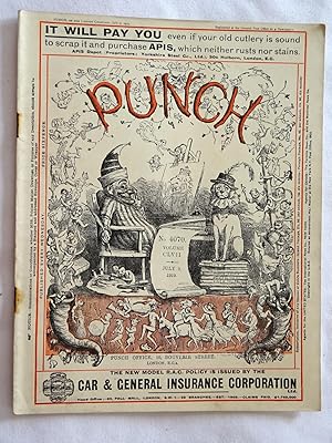 PUNCH or The London Charivari, Vol CLVII, No 4070. 9 July 1919. Original Magazine.