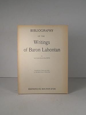 Bibliography of the Writings of Baron Lahontan