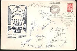 Seller image for 1981 Paul Keres Memorial Chess Tournament,Tallinn Commemorative Envelop for sale by The Book Collector, Inc. ABAA, ILAB