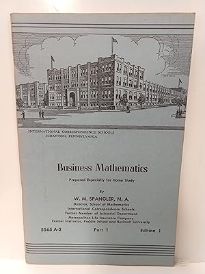 Business Mathematics, Part 1 Edition 1