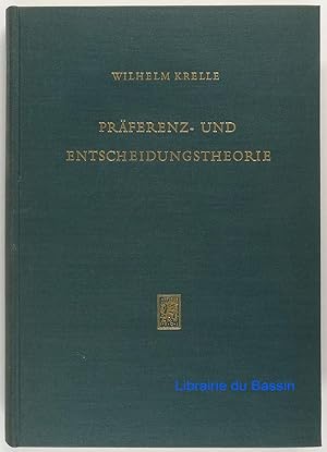 Seller image for Prferenz- und entscheidungstheorie for sale by Librairie du Bassin