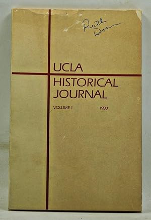 Bild des Verkufers fr UCLA Historical Journal, Volume 1 (1980) zum Verkauf von Cat's Cradle Books
