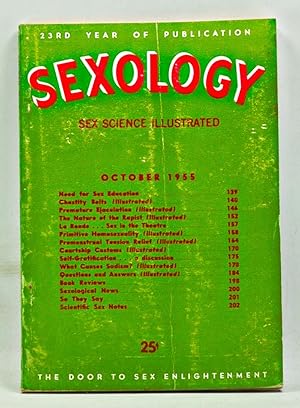 Imagen del vendedor de Sexology: Sex Science Magazine. An Authoritative Guide to Sex Education. Volume 22, No. 3 (October 1955) a la venta por Cat's Cradle Books