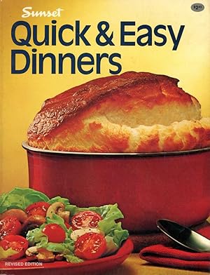 Imagen del vendedor de SUNSET : QUICK & EASY DINNERS : Revised Edition a la venta por 100POCKETS