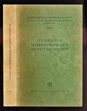 Bild des Verkufers fr Studien zur Siebenbrgischen Kunstgeschichte. zum Verkauf von Versandantiquariat  Rainer Wlfel