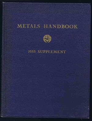 Imagen del vendedor de Metals Handbook 1955 Supplement a la venta por Lazy Letters Books