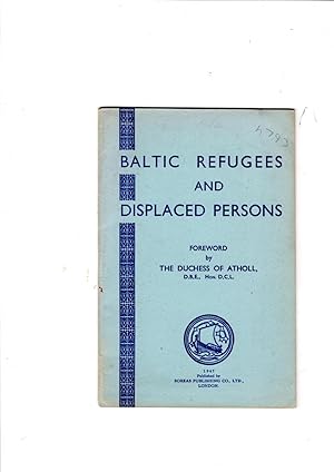 Imagen del vendedor de Baltic refugees and displaced persons. a la venta por Gwyn Tudur Davies