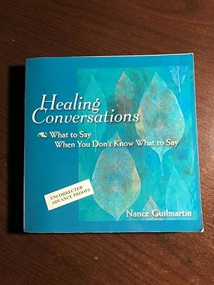 Seller image for HEALING CONVERSATIONS for sale by Happyfish Books