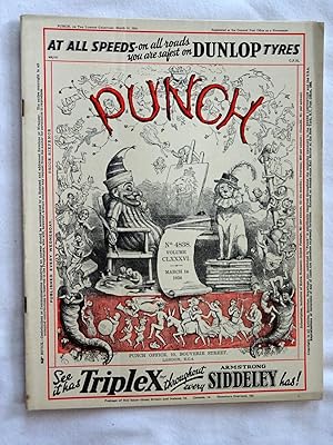 PUNCH or The London Charivari, Vol CLXXXVI, No 4838, 14 March 1934. Original Magazine.