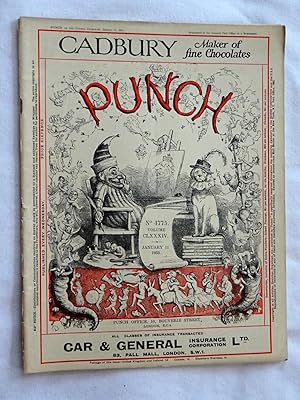 PUNCH or The London Charivari, Vol CLXXXIV, No 4775, 11 January 1933. Original Magazine.