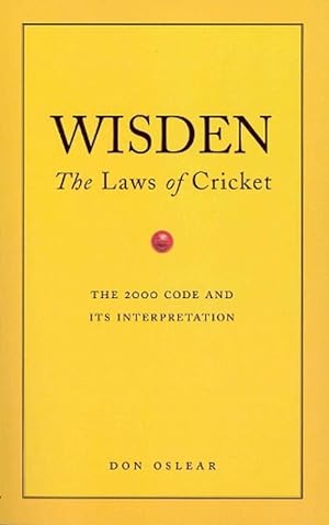 Seller image for Wisden's The Laws Of Cricket (Paperback) for sale by AussieBookSeller