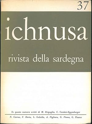 Ichunusa. Rivista della Sardegna. N° 37.