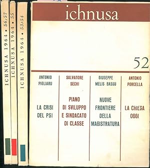 Ichnusa. Annata completa 1964, dal n° 52 al n° 57.