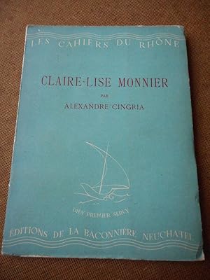 Image du vendeur pour Claire-Lise Monnier mis en vente par Frederic Delbos