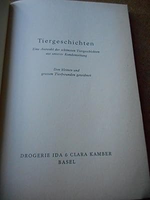 Immagine del venditore per Tiergeschichten - Eine Auswahl der schonsten Tiergeschichten aus unserer Kundenzeitung - Illustration de Willi Schnabel venduto da Frederic Delbos