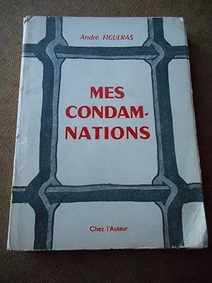 Seller image for Mes condamnations for sale by Frederic Delbos