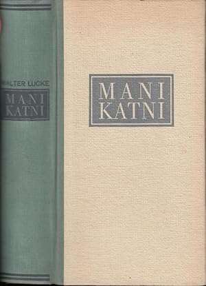 Imagen del vendedor de Mani Katni oder Die Stimme Indiens. a la venta por Antiquariat Carl Wegner