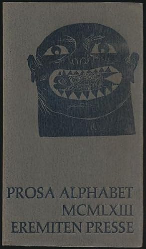 Bild des Verkufers fr Prosa Alphabet MCMLXIII [1963]. Mit 7 Original-Laubsgearbeiten von Gnther Stiller. zum Verkauf von Antiquariat Lenzen