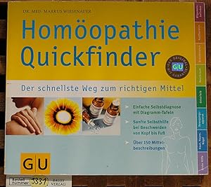 Image du vendeur pour Homopathie-Quickfinder der schnellste Weg zum richtigen Mittel mis en vente par Baues Verlag Rainer Baues 