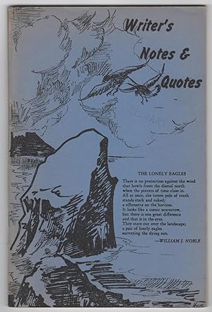 Imagen del vendedor de Writer's Notes and Quotes, Volume 15, Number 3 (June 1966) a la venta por Philip Smith, Bookseller