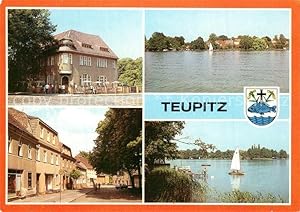 Bild des Verkufers fr Postkarte Carte Postale 73571512 Teupitz Gaststaette Schenk von Landsberg Teilansicht Markt Teupitzsee T zum Verkauf von Versandhandel Boeger