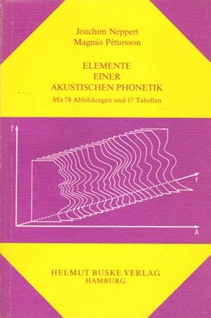 Bild des Verkufers fr Elemente einer akustischen Phonetik. zum Verkauf von Versandantiquariat Boller