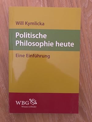 Immagine del venditore per Politische Philosophie heute: eine Einfhrung. venduto da PlanetderBuecher