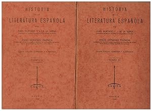 Seller image for HISTORIA DE LA LITERATURA ESPAOLA Tomos I y II. (obra completa) Cuarta edicin corregida y aumentada. for sale by Librera Dilogo