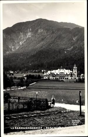 Ansichtskarte / Postkarte Ferlacht Unterbergen Kärnten, Karawankenhof
