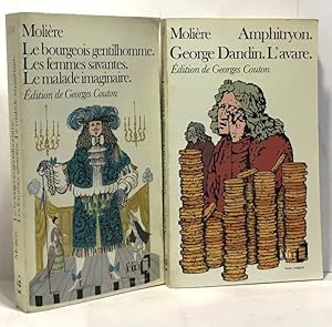 Imagen del vendedor de Le Bourgeois Gentilhomme + Amphitryon. George Dandin. L'avare --- 2 livres a la venta por crealivres