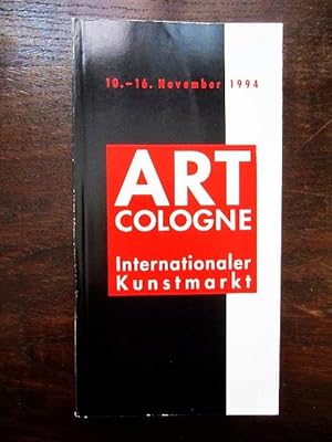 Art Cologne 28. Internationaler Kunstmarkt 10.-16. November 1994